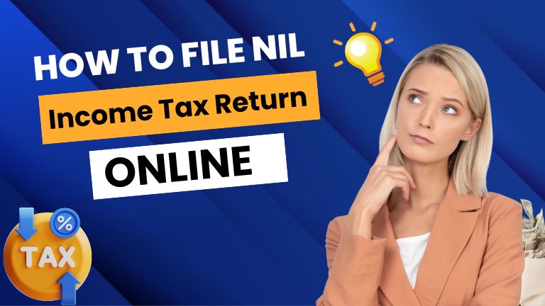 How To File Zero Income Tax Return Online